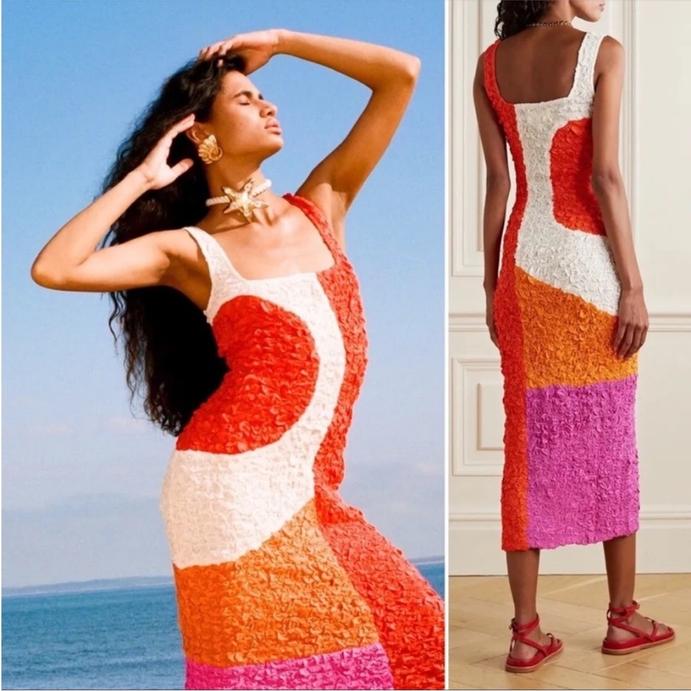 Like new MARA HOFFMAN Sloan Dress S $725 - Picture 5 of 12
